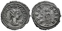 Roman Imperial Quieto. Antoninianus. 260-261 AD. Samosata. (Ric-V.2 11). Anv.: IMP C FVL QVIETVS P F AVG, radiate and draped bust right. Rev.: SPES PVBLICA, Spes walking left, raising robe and holding