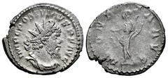 Roman Imperial Postumus. Antoninianus. 260-269 AD. Lugdunum. (Ric-V 2.75). (Rsc-199). Anv.: IMP C POSTVMVS P F AVG, radiate, draped and cuirassed bust to right. Rev.: MONETA AVG, Moneta standing to le
