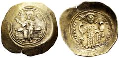 Byzantine Empire Nicephorus III Botaniates. Histamenon nomisma. 1078-1081 AD. Constantinople. (Doc-3a). (Sear-1881). Anv.: Christ Pantokrator enthroned facing; IC-XC across upper fields. Rev.: ⧾ NIKHΦ