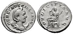 Roman Imperial Herennia Etruscilla. Antoninianus. 249-251 d.C. Rome. (Ric-IV 59b). (Rsc-19). Anv.: HER ETRVSCILLA AVG, diademed and draped bust to right, set on crescent. Rev.: PVDICITIA AVG, Pudiciti