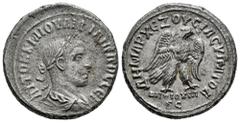 Roman Imperial Philip I. Seleucis and Pieria. Tetradrachm. 244-249 AD. Antioch. (Prieur-445). (McAlee-934). Anv.: AYTOK K M IOYΛI ΦΙΛΙΠΠΟC CЄB. Laureate, draped and cuirassed bust of Philip I to right