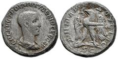 Roman Imperial Herennius Etruscus. Seleucis and Pieria. Tetradrachm. 251 AD. Antioch. (Prieur-628). (McAlee-1153a). Anv.: ЄPЄNN ЄTPOY MЄ KY ΔЄKIOC KЄCAP, bare headed, draped bust of Herennius Etruscus