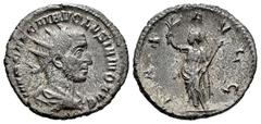 Roman Imperial Volusian. Antoninianus. 251-253 AD. Rome. (Ric-IV 179). (Rsc-70). Anv.: IMP CAE C VIB VOLVSIANO AVG, radiate, draped and cuirassed bust to right. Rev.: PAX AVGG, Pax standing to left, h