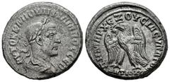 Imperio Romano Filipo I. Seleucis y Pieria. Tetradracma. 248 d.C. Antioquía. (Prieur-361). (McAlee-903). Anv.: AYTOK K MIOYΛI ΦIΛIΠΠOC CEB. Busto laureado, drapeado y con coraza a derecha. Rev.: ΔHMAP
