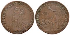 Philip II (1556-1598) Philip II (1556-1598). Jeton. (1555). (Dugn-2047 var.). (Van Loon-7, 1 var.). Anv.: *PHILIPVS*AVSTR*CAROLI*V*CAES*F*. Bust of Philip II cuirassed facing to left. Rev.: ·PHILIPPVS