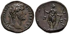 Roman Imperial Ex Nomos | Antoninus Pius. Sestertius. 245-247 AD. Rome. (Ric-III 765). (Bmcre-1666). (Ch-318). Anv.: ANTONINVS AVG PIVS P P TR P, laureate head to right. Rev.: COS III(I) / S-C. Antoni