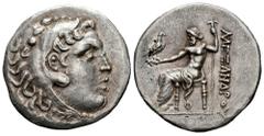 Greek Coins Lykia. Phaselis. Fourée Tetradrachm. 215/4 a.C. In the name and types of Alexander III of Macedon. (Price-2837 (Without monogram)). (Müller-1182 (Without monogram)). (Tesorillo-Pisidia 3, 