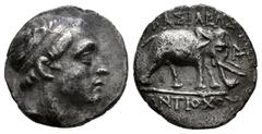 Greek Coins Seleukid Kingdom. Antiochos III 'the Great'. Drachm. 222-187 BC. Apameia on the Orontes. (SC-1065.6). (Hgc-9, 453a). (Tesorillo-Siria 3, Plate Coin). Anv.: Diademed head to right. Rev.: El