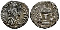 Greek Coins Sassanid Empire. Ardashir I. Tetradrachm. 223/4-240 AD. Mint C (Ktesiphon). (SNS-I, pl. 3, 33). (Tesorillo-Sasánida 1, Plate Coin). Anv.: MZDYSN BGY 'RTHŠTR MRKAN MRKA ('Worshipper of Lord