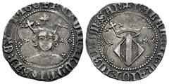 Medieval Coins The Crown of Aragon. Ferdinand I (1412-1416). 1 real. Valencia. (Cru-773.1). Ag. 3,30 g. Nice old cabinet tone. Scarce. Ex Áureo (28/10/2010), lot 1236. Almost XF. Est...300,00. Spanish