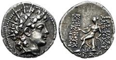 Greek Coins Seleukid Kingdom. Antiochos VI Dionysos. Drachm. 144-142 BC. Antioch. (SC-2002.1c). (Hgc-9, 1036a). Anv.: Radiate and diademed head of Antiochos VI to right. Rev.: ΒΑΣΙΛΕΩΣ / ΑΝΤΙΟΧΟΥ - ΕΠ