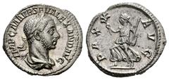Roman Imperial Severus Alexander. Denarius. 226 AD. Rome. (Ric-IV 268). (Bmcre-363). (Rsc-187). Anv.: IMP C M AVR SEV ALEXAND AVG, laureate and draped bust to right. Rev.: PAX AVG, Pax running to left