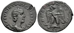 Roman Imperial Herennia Etruscilla. Seleucis and Pieria. Tetradrachm. 249-251 AD. Antioch. Group 2. (McAlee-1166). (Prieur-604ff). (RPC-IX, 1629). Anv.: ЄPЄNNIA ЄTPOYCKIΛΛA CЄB. Diademed and draped bu