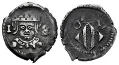 Philip IV (1621-1665) Philip IV (1621-1665). Dieciocheno. 1619. Valencia. (Cal-810). Ag. 2,10 g. Value 1-8 on obverse. Rare. Ex Isabel de Trastámara Collection, Áureo&Calicó (12/15/2016), lot 682; Ex 