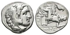 Grecia Antigua Imperio Macedonio. Alejandro III Magno. Dracma. 336-323 a.C. (Gc-6730 variante). Ag. 4,15 g. MBC-. Est...100,00.