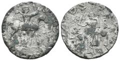 Greek Coins / Grecia Antigua Indoescitas. Azes II. Dracma-Drachm. 35 a.C. Ag. 8,61 g. Oxidaciones. BC. Est...15,00.