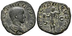 Roman Imperial / Imperio Romano Filipo II. Sestercio-Sestertius. 245-6 d.C. Roma. (Spink-9249). Rev.: PRINCIPI IVVENT SC. Ae. 14,52 g. MBC+. Est...130,00.