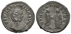 Roman Imperial / Imperio Romano Salonina. Antoniniano-Antoninianus. 258-60 d.C. Incierto Siria. (Spink-10630). (Ric-31). Rev.: CONCORDIA AVGG. Ag. 3,39 g. Escasa. MBC. Est...40,00.