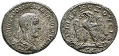 Imperio Romano /Roman Imperial Herenio Etrusco. Tetradracma. 250-251 d.C. Antioquía. (Spink-9547). Ag. 11,33 g. Oxidaciones. BC+. Est...40,00. / Herennius Etruscus. Tetradracma. 250-251 d.C. Antioch. 