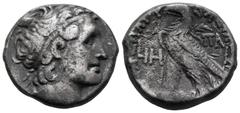 Greek coins / Grecia Antigua Egipto. Ptolomeo IX. Tetradracma. 116-106 a.C. (Gc-7923). Ag. 13,33 g. BC. Est...40,00. English: Egypt. Ptolomeo IX. Tetradracma. 116-106 a.C. (Gc-7923). Ag. 13,33 g. F. E