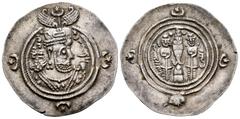 Greek Coins / Grecia Antigua Imperio Sasánida. Yazdigerd III. Dracma. 632-651 d.C. Ag. 4,13 g. MBC+. Est...45,00. /// ENGLISH: Yazdigerd III. Drachm. 632-651 d.C. Ag. 4,13 g. Choice VF. Est...45,00.