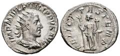 Roman Imperial / Imperio Romano Filipo I. Antoniniano. 245 d.C. Roma. (Spink-8928). (Ric-31). (Seaby-43). Rev.: FELICITAS TEMP. Felicitas en pie a izquierda con caduceo y cuerno de la abundancia. Ag. 