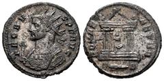 Roman Imperial / Imperio Romano Probo. Antoniniano. 281 d.C. Roma. 4ª oficina, 6ª emisión. (Ric-187h). (Ch-528). Anv.: PROBVS PF AVG. Busto a izquierda con corona radiada y cetro rematado de águila. R