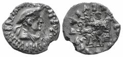 Greek Coins / Grecia Antigua Bactria e Indogrecia. Antialkidas. Dracma. 145-1345 a.C. (Gc-7628). Ag. 1,25 g. Rotura de cospel. MBC-. Est...40,00. /// ENGLISH DESCRIPTION: Kings of Bactria. Antialkidas