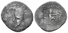Greek Coins / Grecia Antigua Imperio Parto. Sinatruces. Dracma. 95-87 a.C. (Gc-7394). (Sellwood-33). Ag. 3,27 g. BC+/MBC-. Est...50,00. /// ENGLISH DESCRIPTION: Kingdom of Parthia. Sinatruces. Drachm.
