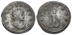 Roman Imperial / Imperio Romano Galieno. Antoniniano. 266-267 d.C. Antioquía. (Spink-10291). (Ric-651). (Seaby-634). Rev.: MINERVA AVG. Ag. 3,61 g. MBC/MBC-. Est...35,00. /// ENGLISH DESCRIPTION: Gall