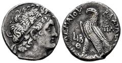 Greek Coins / Grecia Antigua Ptolemaic Kings of Egypt. Cleopatra III and Ptolemy X Alexander I. Tetradrachm. Year 12 of Cleopatra and 9 of Ptolemy. 106/5 AD. Alexandria. (Sng Cop-359). (Svoronos-1728)