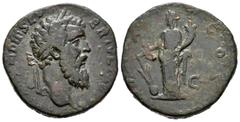 Roman Imperial / Imperio Romano Didius Julianus. Sestertius. 193 AD. Rome. (Spink-6076). (Ric-15). (Ch-12). Anv.: (IMP CAES) M DID SEVER IVLIAN AVG. Laureate bust right. Rev.: (PM TR P) COS SC. Fortun