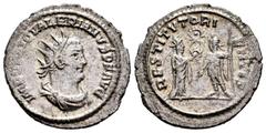 Roman Imperial / Imperio Romano Valerian I. Antoninianus. 253 d.C. Samosata. (Spink-8867 similar). (Ric-287). Rev.: RESTITVT ORIENTIS. Turreted female (the Orient) standing right, presenting wreath to
