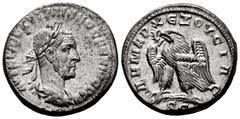 Roman Imperial Trajan Decius. Tetradrachm. 249-250 AD. Antioch. (Prieur-534). Anv.: ΑΥΤ Κ Γ ΜΕ ΚΥ ΔΕΚΙΟΣ ΤΡΑΙΑΝΟΣ ΣΕΒ. Rev.: ΔΗΜΑΡΞ ΕΧΟΥΣΙΑΣ / SC. Bi. 12,94 g. Almost XF. Est...120,00. SPANISH DESCRIP
