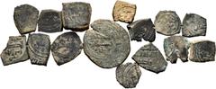 Islamic Coins Islamic Coins. Lot of 16 Hispano-Arabic coins. Taifa of Toledo and Valencia, fractions of dirham and Dinar. Ae/Ve/Au. TO EXAMINE. Almost F/Almost VF. Est...80,00. SPANISH DESCRIPTION: Mo