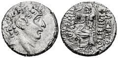 Greek Coins Seleukid Kingdom. Philip I Philadelphos. Tetradrachm. 95-75 BC. Antioch on the Orontes. Posthumous issue. (SC-Type 2488). (Hgc-9, 1323). Anv.: Diademed head right. Rev.: ΒΑΣΙΛΕΩΣ ΦΙΛΙΠΠΟV 