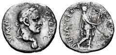 Roman Imperial Galba. Denarius. 68 AD. Tarraco. (Ric-28). (Bmcre-183). (Rsc-209). Anv.: GALBA IMP, laureate head right, globe at point of neck. Rev.: RENASCENS ROMA, Roma, helmeted and in military dre