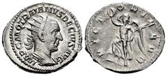 Roman Imperial Trajan Decius. Antoninianus. 249-251 AD. Rome. (Ric-29c). (Rsc-113a). Anv.: IMP C M Q TRAIANVS DECIVS AVG, radiate and cuirassed bust right . Rev.: VICTORIA AVG, Victory advancing left,