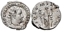 Roman Imperial Valerian I. Antoninianus. 253-254 AD. Rome. (Ric-89). (Rsc-65). Anv.: IMP C P LIC VALERIANVS AVG, radiate, draped and cuirassed bust right. Rev.: FIDES MILITVM, Fides standing to left, 