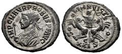 Roman Imperial Probus. Antoninianus. 276-282 AD. Cyzicus. (Ric-911). (Ch-683). Anv.: IMP C M AVR PROBVS P F AVG Radiate bust of Probus to left, wearing imperial mantle and holding eagle-tipped scepter