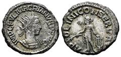 Roman Imperial Macrian. Antoninianus. 260-261 AD. Samosata. (Ric-6). (Mir-44, 1728). (Rsc-2). Anv.: IMP C FVL MACRIANVS P F AVG, radiate and cuirassed bust right. Rev.: APOLINI CONSERVA, Apollo standi