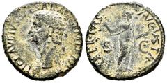 Roman Imperial Claudius. Unit. 42-43 AD. Rome. (Ric-113). Anv.: TI CLAVDIVS CAESAR AVG P M TR P IMP P P, bare head left. Rev.: LIBERTAS AVGVSTA, Libertas, draped, standing left, holding pileus; S-C ac