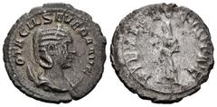 Roman Imperial Otacilia Severa. Antoninianus. 248-249 AD. Rome. (Ric-130). (Rsc-43). Anv.: OTACIL SEVERA AVG, diademed and draped bust right, set on crescent. Rev.: PIETAS AVGVSTAE, Pietas standing le