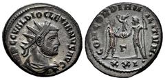 Roman Imperial Diocletian. Antoninianus. 284-305 AD. Cyzicus. (Ric-306). Anv.: IMP C C VAL DIOCLETIANVS AVG, radiate, draped and cuirassed bust right. Rev.: CONCORDIA MILITVM, Diocletian standing righ