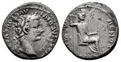 Roman Imperial Tiberius. Denarius. 14-37 AD. Lugdunum. (Ric-26). (Seaby-16). Ag. 3,75 g. Choice F. Est...70,00. Spanish Description: Tiberio. Denario. 14-37 d.C. Lugdunum. (Ric-26). (Seaby-16). Ag. 3,
