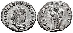 Roman Imperial Valerian I. Antoninianus. 255-258 AD. Rome. (Spink-9936). (Ric-87). (Seaby-53). Rev.: FELICITAS AVGG. Ag. 2,12 g. Almost XF. Est...35,00. Spanish Description: Valeriano I. Antoniniano. 