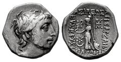 Greek Coins Cappadocian Kingdom. Ariobarzanes III. Drachm. 52-42 BC. (Gc-7304). Ag. 4,07 g. Choice F/Almost VF. Est...40,00. Spanish Description: Reino Capadocia. Ariobarzanes III. Dracma. 52-42 a.C. 