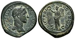 Roman Imperial Severus Alexander. Unit. 222-235 AD. Rome. (Ric-69). (Bmcre-705). Anv.: IMP SEV ALEXANDER AVG, Laureate head of Severus right. Rev.: VICTORIA AVGVSTI S C, Victory advancing left holding