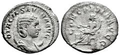 Roman Imperial Otacilia Severa. Antoninianus. 246-248 AD. Rome. (Ric-125c). (Rsc-4). Anv.: M OTACIL SEVERA AVG, draped bust right, wearing stephane, set on crescent. Rev.: CONCORDIA AVGG, Concordia se
