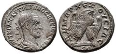Roman Imperial Trajan Decius. Seleucis and Pieria. Tetradrachm. 249-250 AD. Antioch. (Prieur-579). (McAlee-1125b). Anv.: ΑΥΤ Κ Γ ΜЄ ΚΥ ΤΡΑΙΑΝΟϹ ΔЄΚΙΟϹ ϹЄΒ, Laureate, draped and cuirassed bust to right